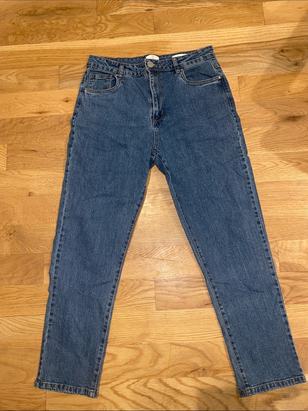 Cotton On Blue Stretch Mom Jean size 10